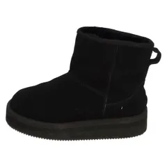 suicoke(スイコック) ショートブーツ 23 レディース - 黒 ムートン
