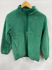 ピB127⚫︎UNIQLO●ユニクロ⚫︎フリース●ハーフジップ⚫︎プルオーバー（長袖）⚫︎メンズ⚫︎sizeXS⚫︎グリーン