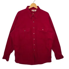 90's vintage 90年代 ヴィンテージ FIVEBROTHER ファイブブラザー シャモアクロスシャツ ネルシャツ 長袖 シャツ ボタンダウン オーバーサイズ ビックシルエット HONDURAS製 XLサイズ レッド