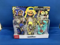 未使用 未開封 amiibo トリプルセット【インクリング(イエロｰ)/オクトリング(ブルｰ)/コジャケ】(スプラトゥｰンシリｰズ)