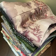 まとめ売り】正絹訪問着15枚 リメイク素材 ハンドメイド向け - メルカリ