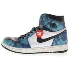 NIKE (ナイキ) WMNS AIR JORDAN 1 HIGH OG Tie-Dye CD0461-100 ウィメンズ エアジョーダン1 タイダイブルー ハイカットスニーカー ブルー US11/28.0cm