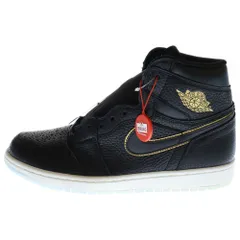 NIKE (ナイキ) AIR JORDAN 1 RETRO HIGH OG 555088-031 エアジョーダン 1 レトロ シティー オブ フライト ハイカットスニーカー ブラック US10.5/28.5cm