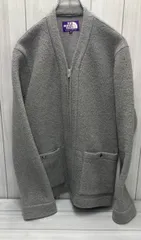 THE NORTH FACE PURPLE LABEL ザノースフェイスパープルレーベル ウールフリースカーディガン カーディガン na2651n グレー 【サイズM】