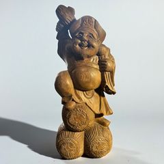 七福神 大黒天 木製 商売繁盛 置物 z5583 - メルカリ