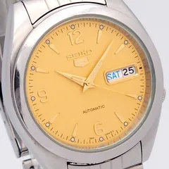 SEIKO セイコー ファイブ 7S26-00X0 自動巻 動作品 裏スケ 黄色