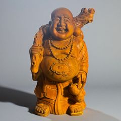 布袋尊 七福神　仏像 銅製　彫刻　置物　金運　開運　縁起物　骨董　アンティーク 布袋尊 七福神 仏像 銅製 彫刻 置物 金運 開運 縁起物 骨董 アンティーク