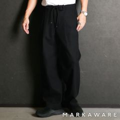 極美品 MARKAWARE FLAT FRONT TROUSERS ブラック 1 - メルカリ