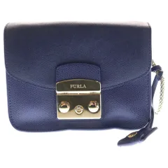 FURLA (フルラ) メトロポリス チェーン ショルダーバッグ ネイビー