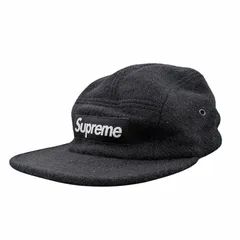 12AW SUPREME Supreme シュプリーム HARRIS TWEED Camp Cap ハリスツイード キャップ ブラック