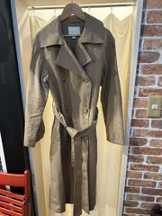 H&M エイチアンドエム トレンチコート ステンカラーコート チェスターコート ベージュ サイズXS A-1603