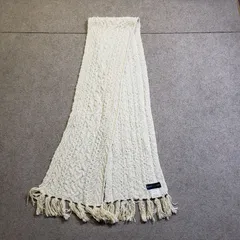 Ralph Lauren ニットマフラー ケーブル編み アイボリー u7140s