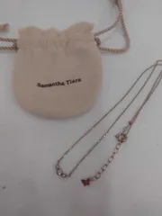 Samantha Tiara　シルバーネックレス　ストーン付　SV