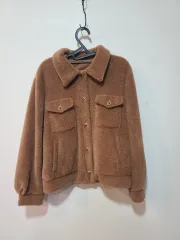 ブラウン ファー ジャケット