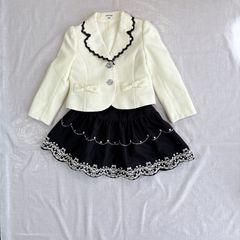 極美品✨アリサナ セットアップ パンツスーツ ストライプ 卒服 女の子