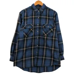 古着 フィールドアンドストリーム FIELD&STREAM 長袖 フランネルチェックシャツ メンズL相当/eaa598392