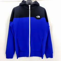 05w17632 ザ・ノースフェイス THE NORTH FACE  マッハ 5 フード パーカー Mach 5 HOODY  ブルー/ブラック M  中国製 メンズ  パーカー  ポリエステル  NT61845   【中古品】