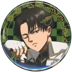 【中古】バッジ・ピンズ リヴァイ・アッカーマン1 缶バッジ 「まるくじ 進撃の巨人 チェスStyle」 小吉-2