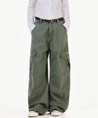 JIMSINN ジムズイン ジップポケット レザー パンツ Y2K パンクロック
