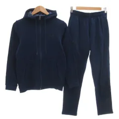 アンダーアーマー UNDER ARMOUR セットアップ パーカー パンツ SM ジップアップ イージー 紺 ダークネイビー /AE