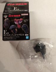 BANDAI SPIRITS 이치 반 쿠지 고질라 괴수 난무 거친 모노 E 상 고질라 (블랙) 몬스터 헤드 마그넷