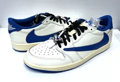 28.5cm◆Travis Scott x Nike x FRAGMENT Air Jordan 1 Low OG SP ナイキ トラヴィススコット エアジョーダン1 ロー  “Sail/Military Blue” DM7866-104