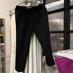 【東あずま店　併売品】　＠　KRIZIA クリツィア 　テーパード　パンツ　ボトム　スーツ スラックス ボトムス　pants　bottom　黒 ブラック BLACK クロ くろ　Mサイズ 38 9号のサムネイル
