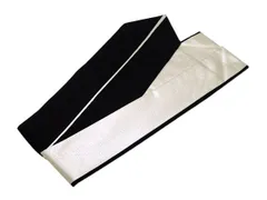 着物美人 送料込み 重ね襟 正絹 伊達襟 重ね衿 掛け襟 襟 振袖重ね襟 成人式重ね襟 重ね襟黒 成人式 結婚式 入学 卒業式 振袖 訪問着 附下 色無地 着物 4way 【 黒 金 両面 】m339055E8