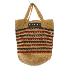 【最終お値下げ.新品：ボーダーデザインのかごバッグ】 かごバッグ | ファッション通販 タカシマヤファッションスクエア