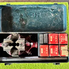 REX★レッキス★パイプねじ切り器★2R4★リード型★手動★中古品★配管工具