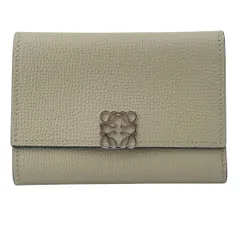 【中古】 LOEWE ロエベ C821S33X12 レディース財布 アナグラム バーティカル スモールウォレット ペブルグレインカーフ 25015390 OS