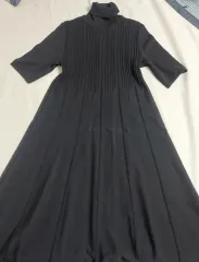 プレナタル マタニティ服 妊婦 ブラック ニット ロングワンピース セット 90 サイズ