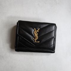 【付属品完備】 YSL サンローラン / カサンドラマトラッセミニウォレット 付属品完備】 YSL サンローラン カサンドラマトラッセミニウォレット