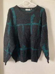 ニットトレーナー　ブラック　M