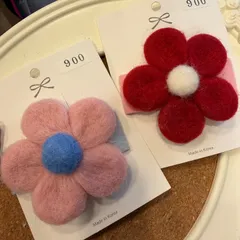 お花 ヘアピン ハンドメイド  全2色
