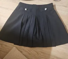 (一回着用) ブラック プリーツ キュロット mサイズ