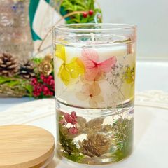 ご予約済み…✨ボタニカル・アロマキャンドル✨金木犀(キンモクセイ