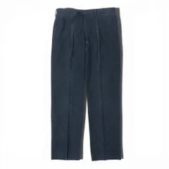 86l20 Rota ロータ スラックスパンツ テーパードパンツ ボトムス 46 ネイビー グレンチェック コットン メンズ 紳士服u02t