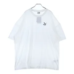 PUMA (プーマ) フロントプリント半袖Tシャツ 538070-02 ホワイト