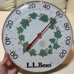 L.L.Bean エルエルビーン 温度計 リーフ柄 動作確認済