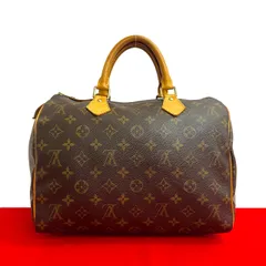 極 美品 希少品 LOUIS VUITTON ルイヴィトン スピーディ 30 モノグラム レザー ハンドバッグ ミニ ボストンバッグ ブラウン 茶 28446