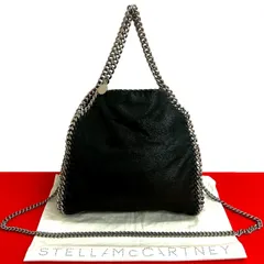極 美品 Stella McCartney ステラマッカートニー ファラベラ エコレザー チェーン 2way ハンドバッグ ショルダーバッグ ブラック 90666