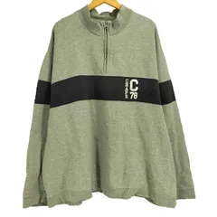 チャップスラルフローレン CHAPS RALPH LAUREN 刺繍 ハーフジップ ビックサイズ スウェット メンズ  3XB