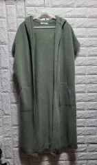 ウール100 WHO ベスト ロング丈