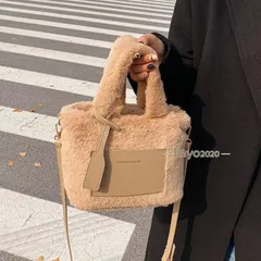 ファーバッグ ショルダーバッグ レディース 軽い モコモコバッグ 斜めがけ トートバッグ 小さめ 秋冬 ボア おしゃれ 女性 バッグ