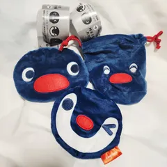 Biz配送 3種 ピングー MODERN  ポーチ コレクション ガチャ PINGU MODERN モダン 巾着 フェイスポーチ