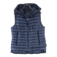 【美品】MONCLER(モンクレール)フリルダウンベスト MONCLER - ♡本日限定お値下♡MONCLER フリル ダウンベスト 0♡の通販
