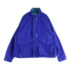 L.L.Bean (エルエルビーン) 80s 4175-5060 ナイロン フロントポケット ジップアップジャケット ブルーのサムネイル