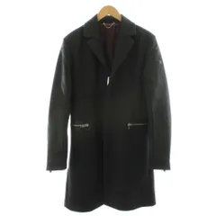 ディーゼル DIESEL チェスターコート ロング丈 ジップアップ レザー