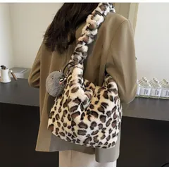 ファーバッグ トートバッグ レディースバック フェイクファー ショルダーバッグ ハンドバッグ バッグ 冬物 手提げ 肩掛け 鞄 かばん 通勤 